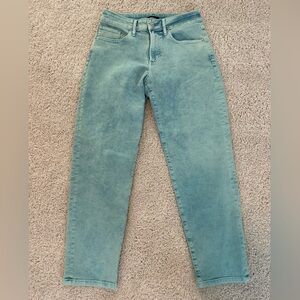 Express Acid Wash Teal/Blue Women's Boyfriend Jeans